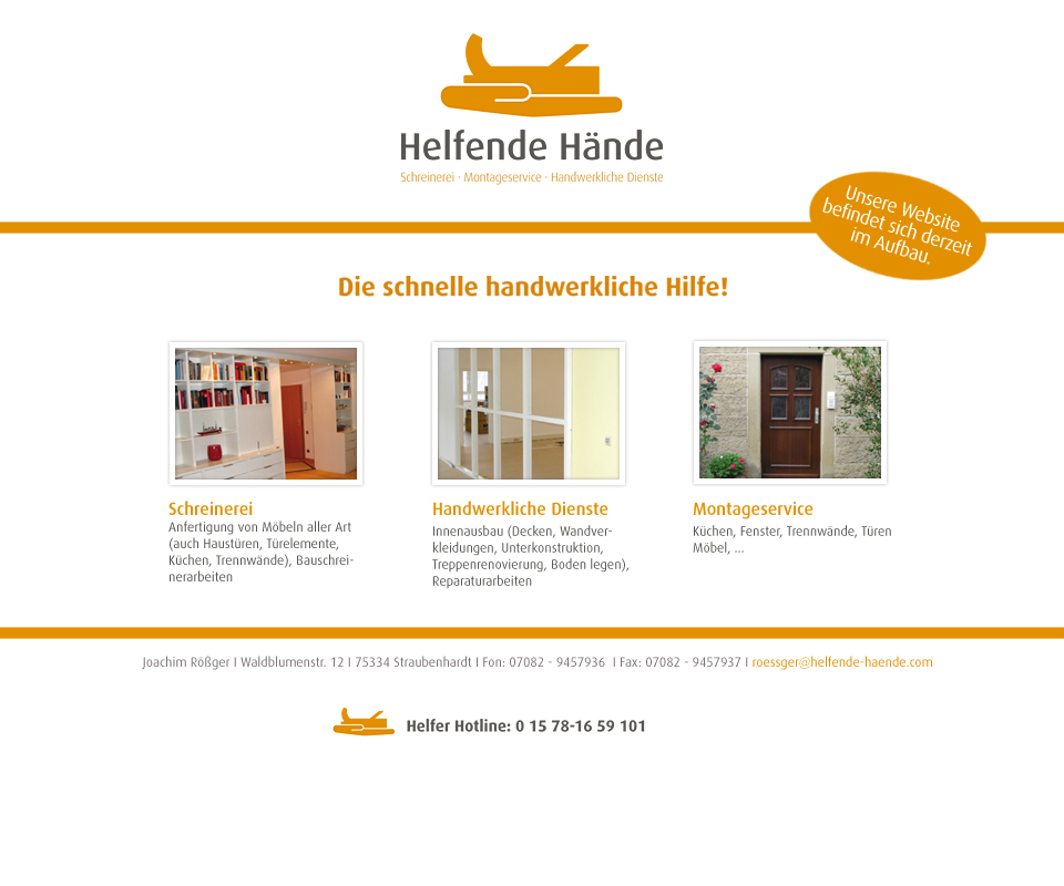 Helfende Haende - Ihre schnelle handwerkliche Hilfe